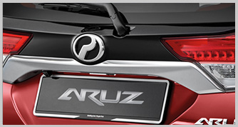 Aruz Backdoor Garnish | Perodua Aruz - 7 Seater SUV Malaysia