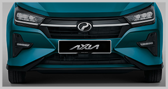 Axia Chrome Front Grill with Front Skirt | Perodua Axia - Compact Car