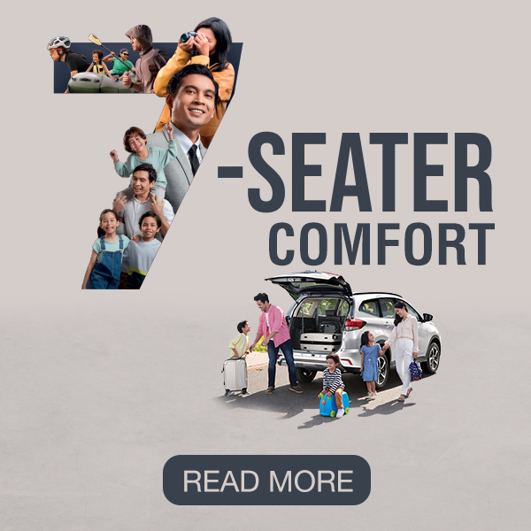 7 seater comfort | Perodua