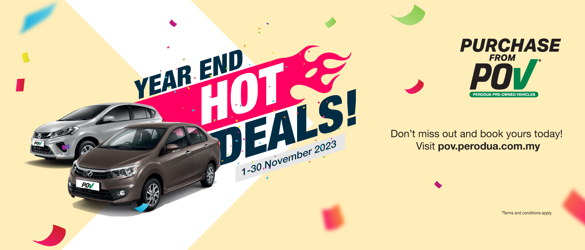 POV retail November Hot Deal 2023 | Perodua